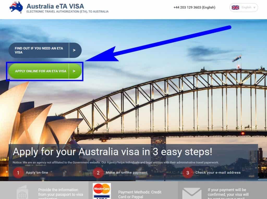 australia tourist visa online apply