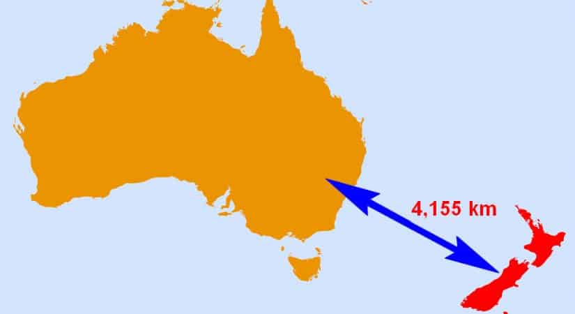 How Far Is New Zealand From Australia How Far Is New Zealand From Australia