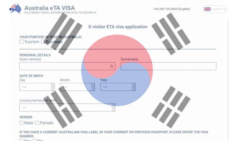 australia to korea travel requirements